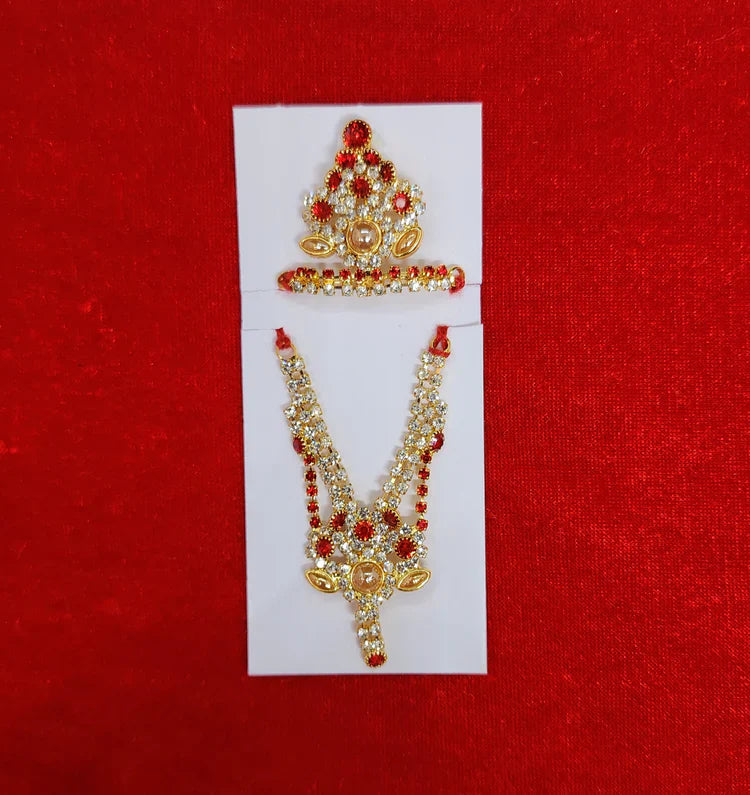 Laddu gopal jewellery set