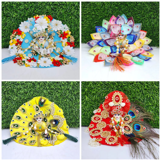 Janamashtami Special Combo Pack of 4 heavy dresses