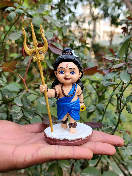 Bal Shiv Ji Idol – Perfect for Home Decor & Puja (4 inch)